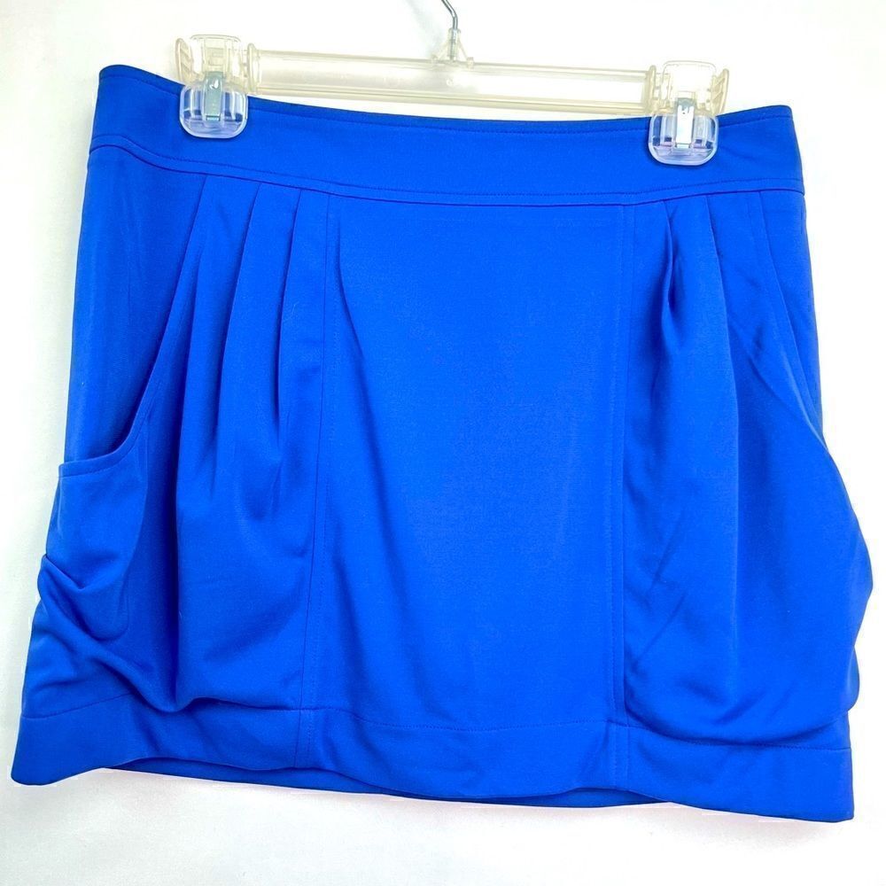 Plastic Island Royal Blue/violet mini skirt Brand New!